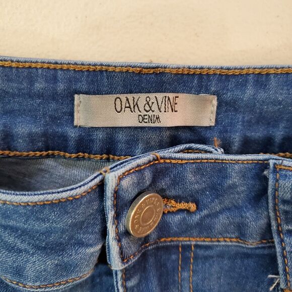 Oak & Vine Denim Jeans Junior Size 12 Blue Medium Wash NWT - Picture 12 of 15